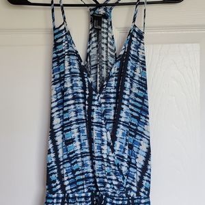 Women's Tie Dye Peplum Tank